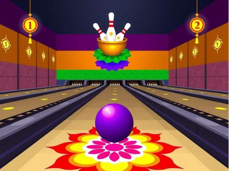 Bowling Strike Diwali Event Bowling Strike Diwali Dhamaka Tournament with rangoli-themed lanes and prizes