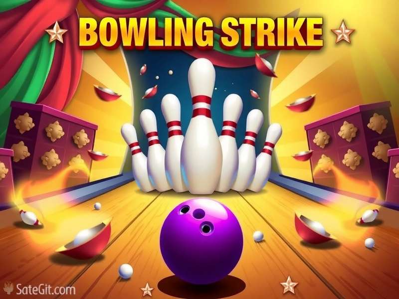 Bowling Strike Cover Bowling Strike game cover featuring Indian cultural elements